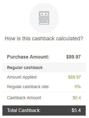 cashback calculator