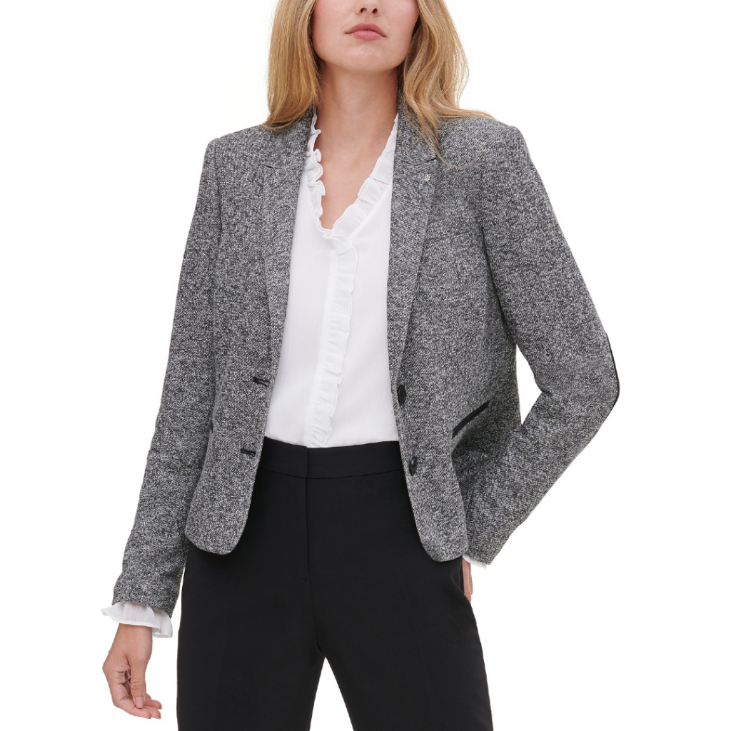 macy's fall coupons Tommy Hilfiger Marled Peak-Lapel Blazer