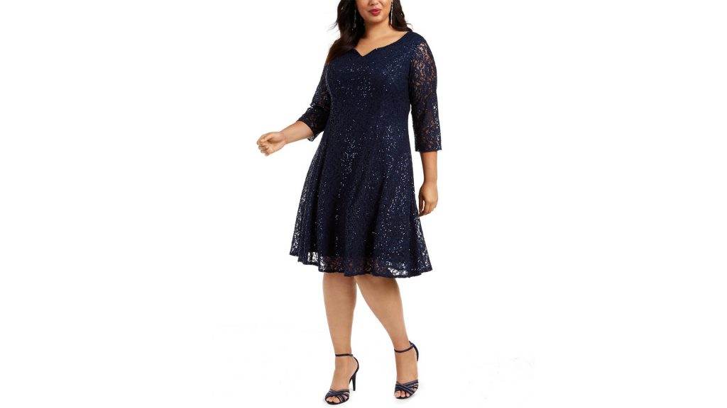 Macy's After Christmas Sale With UP TO 80% OFF - SL Fashions Plus Size Dress