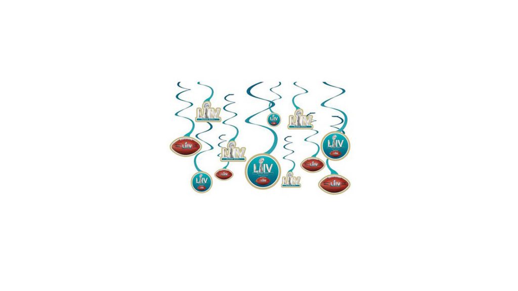 Super Bowl LIV Party - Buy Super Bowl LIV Danglers At Walmart And Get UP TO 16% Walmart Cash Back