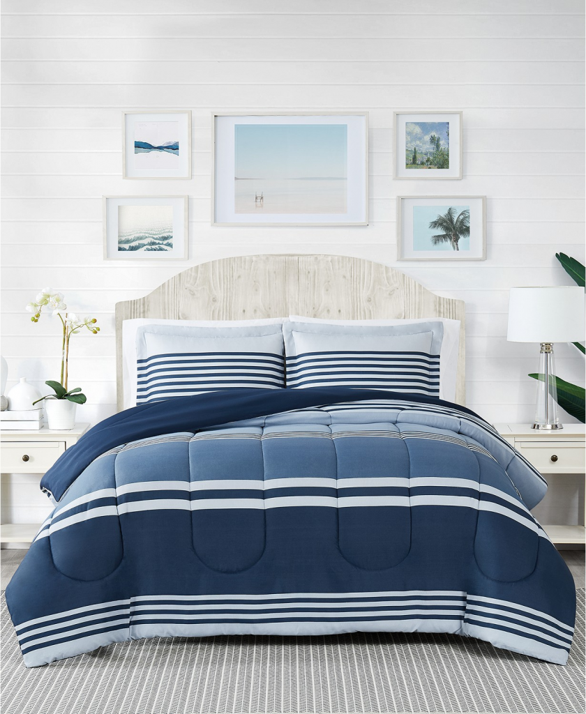 macys home day sale cole stripe comforter set